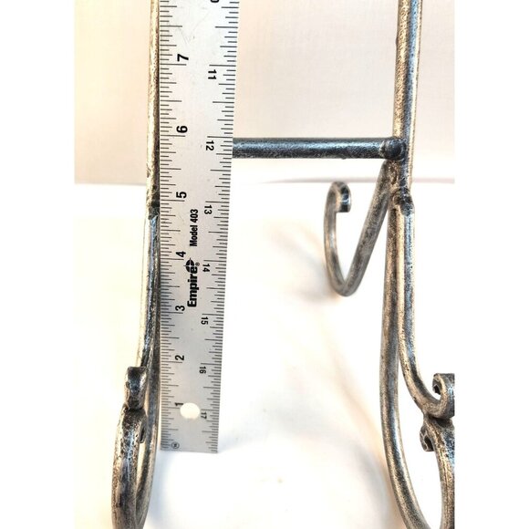 Decorative Metal Easel Stand For Art Photos & Displays - Antique Silver Finish - - Picture 5 of 9